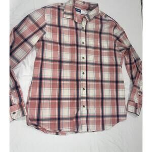Old Navy Large Everyday Shirt Regular Fit Mens Long Sleeve Button Down